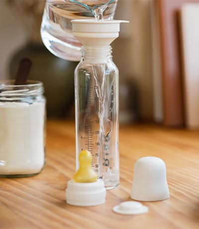 BIBS Baby Glass Bottle with Latex Nipple - Image 3