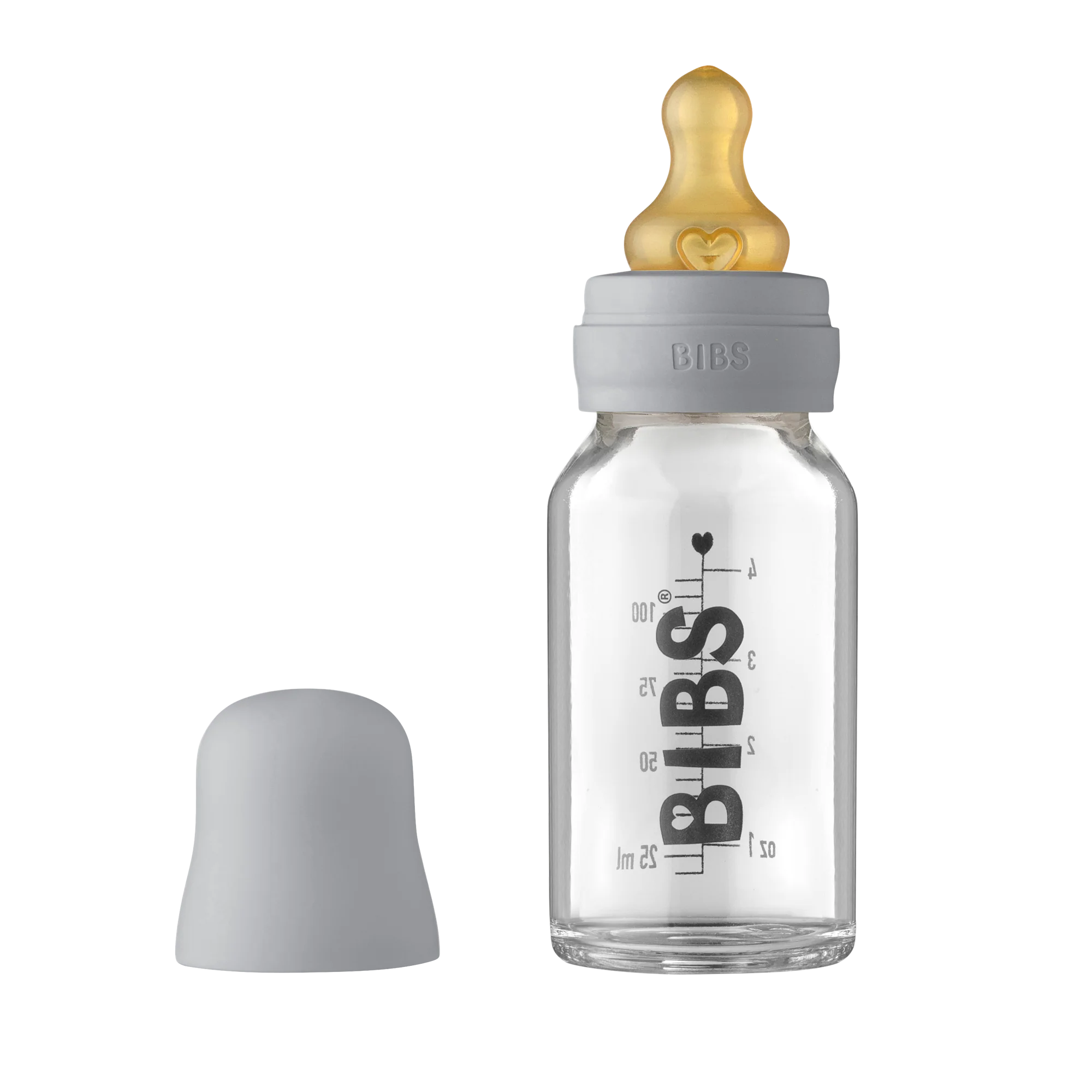 BIBS Baby Glass Bottle with Latex Nipple - Image 8